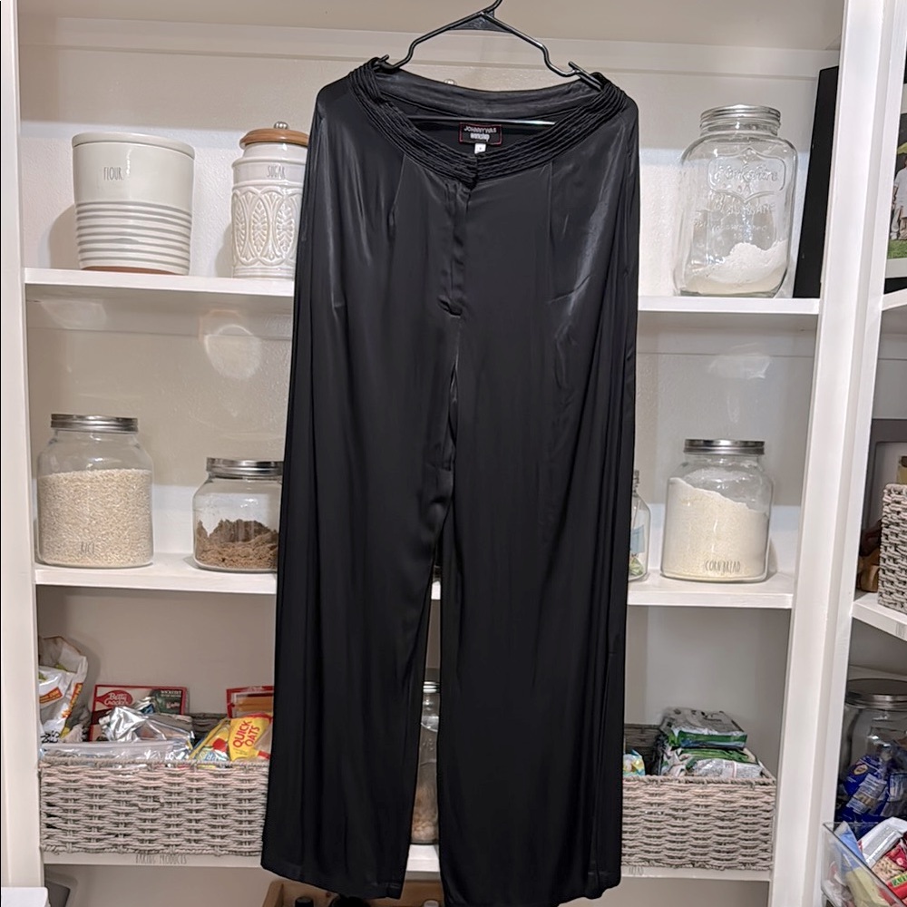 NWT Johnny Was Black Wide Leg Pants